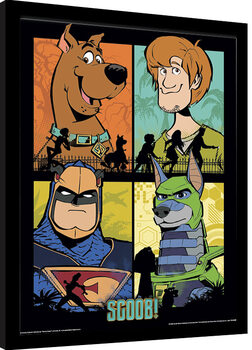Indrammet plakat Scoob! - The Heroes