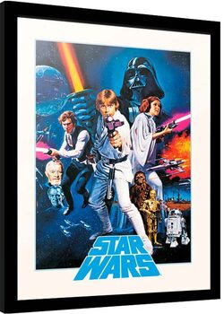 Indrammet plakat Star Wars