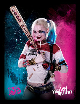 Indrammet plakat Suicide Squad - Harley Quinn