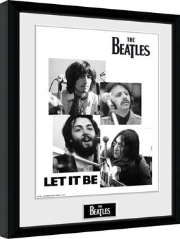 Indrammet plakat The Beatles - Let It Be