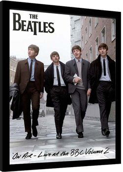 Indrammet plakat The Beatles - On Air 2013