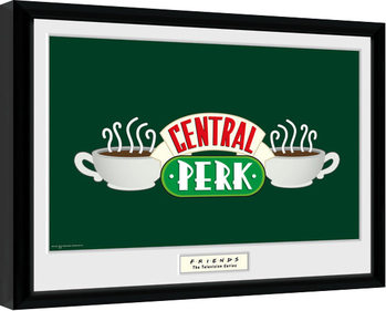 Indrammet plakat Venner - Central Perk
