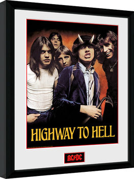 AC/DC - Highway to Hell indrammet plakat