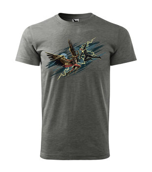 T-skjorte Black Adam vs. Hawkman