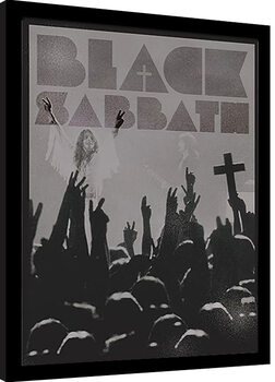 Ingelijste poster Black Sabbath