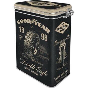 Geschirr Blechdose mit Clip Goodyear Motorcycle