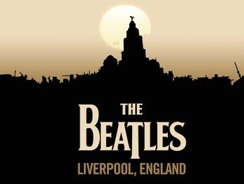 Metallschild BEATLES LIVERPOOL