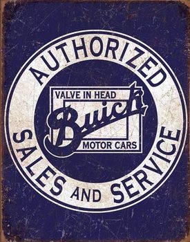 Metallschild Buick - Valve in Head