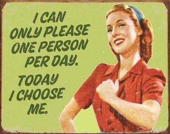 Metallschild EPHEMERA - I Choose Me