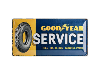 Metallschild Good Year Servise