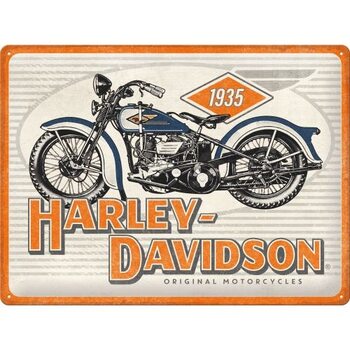Metallschild Harley-Davidson - 1935