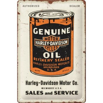 Blechschild Harley Davidson - Genuine Oil Can