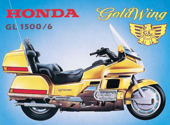 Metallschild HONDA GOLDWING