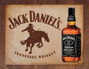 Metallschild JACK DANIEL'S  BRONCO