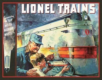 Metallschild Lionel 1935 Cover