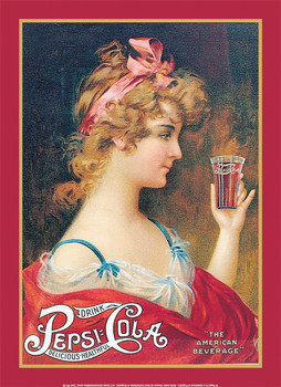 Metallschild PEPSI AMERCIAN BEVERAGE
