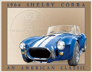 Metallschild SHELBY COBRA