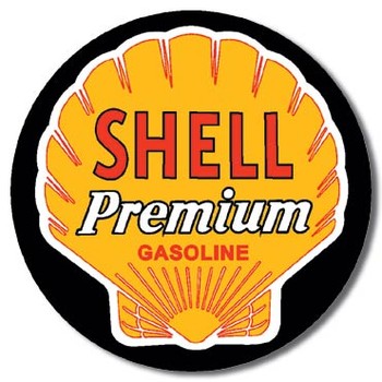 Metallschild SHELL