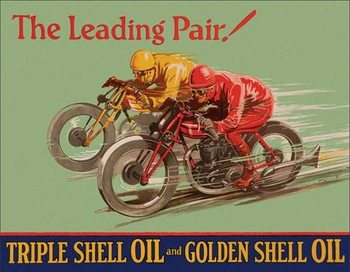 Metallschild Shell - Winning Pair
