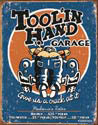 Metallschild TOOLIN HAND GARAGE