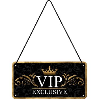 Metallschild VIP Exclusive