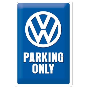 Metallschild Volkswagen VW - Parking Only