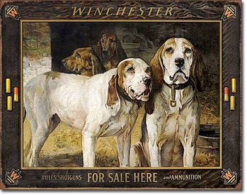 Metallschild Winchester - For Sale Here