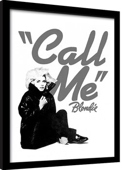 Framed Poster Blondie - Call Me
