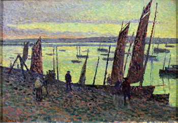 Εκτύπωση έργου τέχνης  Boats at Camaret, 1893