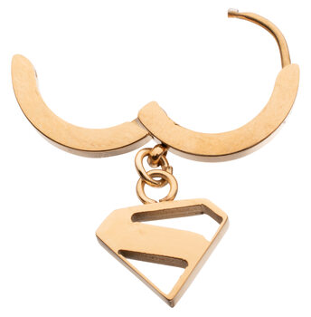 Vêtements Boucle d’oreille Superman - Huggie Cutout