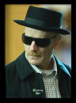Ingelijste poster BREAKING BAD - heisenberg