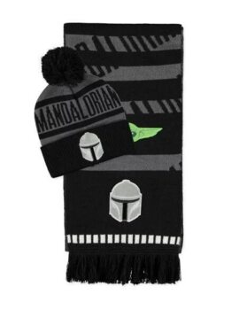 Ropa Bufanda & Gorro Star Wars - The Mandalorian Black