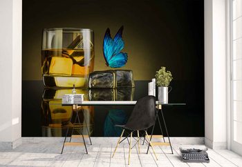 Ταπετσαρία τοιχογραφία  Butterfly Drink
