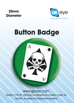 Button ACE OF SPADES