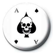 Button ACE OF SPADES