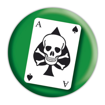 Button ACE OF SPADES