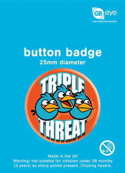 Button ANGRY BIRDS - Triple Threat
