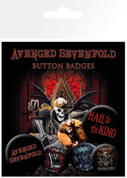 Button  AVENGED SEVENFOLD – hail to the king