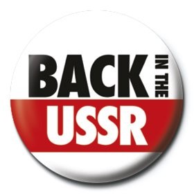 BEATLES - back in the ussr button