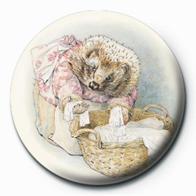 Button BEATRIX POTTER (MRS TIGGY)