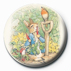Button BEATRIX POTTER (PETER RABB