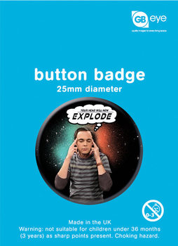 Button BIG BANG THEORY - explode