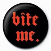 Button BITE ME (GOTH)
