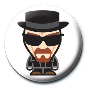 Button Breaking Bad - Heisenberg suit