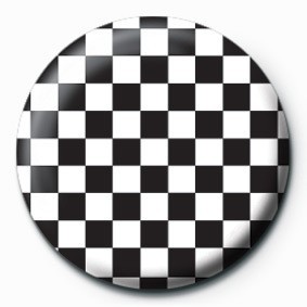 Button CHECK (Zwart Wit)