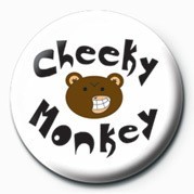 Button CHEEKY MONKEY