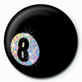 Button EIGHT BALL