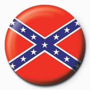 Button FLAG - CONFEDERATE