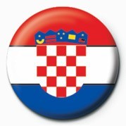 Button Flag - Croatia