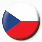 Button Flag - Czech Republic